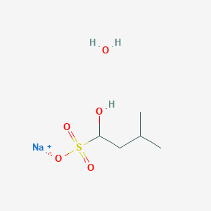 molecular formula C5H13NaO5S B8035980 Sodium 1-hydroxy-3-methylbutane-1-sulfonate hydrate 