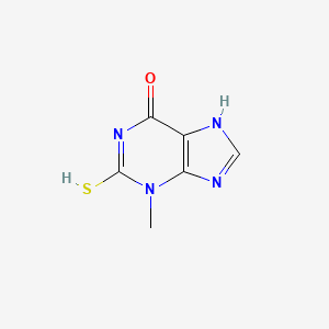 molecular formula C6H6N4OS B8035993 CID 34171 