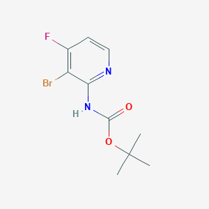 tert-Butyl (3-bromo-4-fluoropyridin-2-yl)carbamate