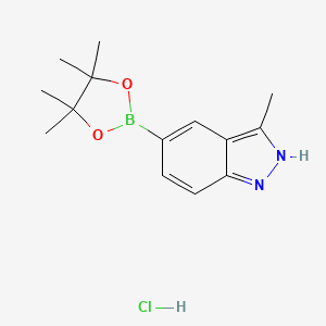1h-3-Methyl-indazole-5-boronic acid pinacol ester hydrochloride