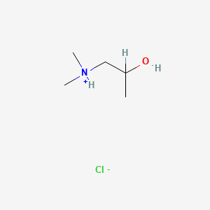 molecular formula C5H14ClNO B8036281 (2-Hydroxypropyl)dimethylammonium chloride 