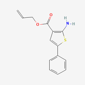 Prop-2-enyl 2-amino-5-phenylthiophene-3-carboxylate