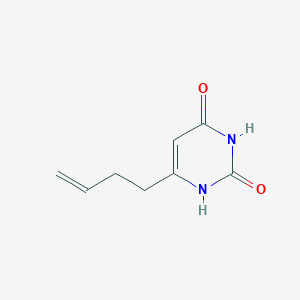 molecular formula C8H10N2O2 B8036394 6-(but-3-en-1-yl)pyrimidine-2,4(1H,3H)-dione 