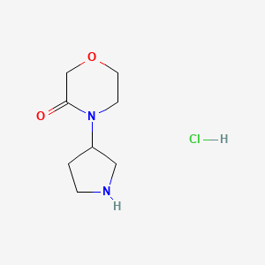 4-(Pyrrolidin-3-yl)morpholin-3-one hydrochloride