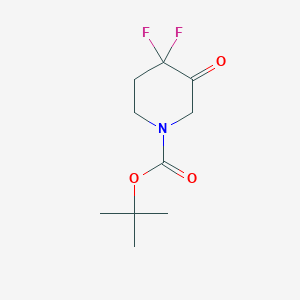 molecular formula C10H15F2NO3 B8036446 Tert-butyl 4,4-difluoro-3-oxopiperidine-1-carboxylate 