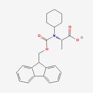 molecular formula C24H27NO4 B8036514 Fmoc-D-cyclohexylalanine 