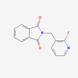 molecular formula C14H9FN2O2 B8036571 2-((2-Fluoropyridin-3-yl)methyl)isoindoline-1,3-dione 
