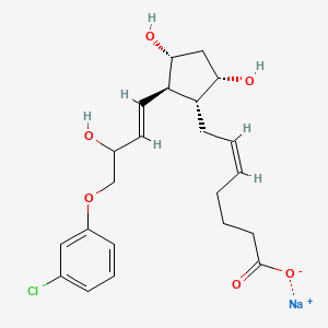 molecular formula C22H28ClNaO6 B8036602 (+)-Cloprostenol sodium salt 
