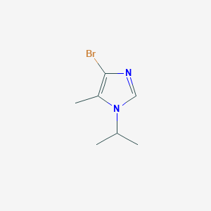 molecular formula C7H11BrN2 B8036749 4-bromo-1-isopropyl-5-methyl-1H-imidazole 