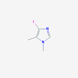 molecular formula C5H7IN2 B8036754 4-Iodo-1,5-dimethyl-1h-imidazole 