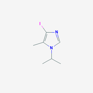 molecular formula C7H11IN2 B8036764 4-iodo-1-isopropyl-5-methyl-1H-imidazole 