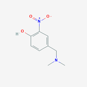 molecular formula C9H12N2O3 B8036826 4-Dimethylaminomethyl-2-nitro-phenol 