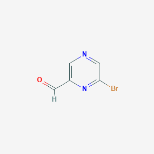 molecular formula C5H3BrN2O B8036851 6-Bromopyrazine-2-carbaldehyde CAS No. 1197227-82-9