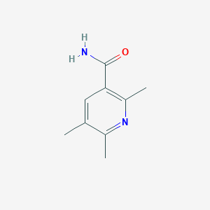 molecular formula C9H12N2O B8036858 2,5,6-Trimethylpyridine-3-carboxamide 