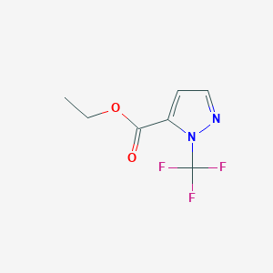 molecular formula C7H7F3N2O2 B8036862 2-Trifluoromethyl-2H-pyrazole-3-carboxylic acid ethyl ester 