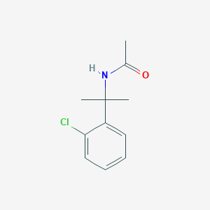 molecular formula C11H14ClNO B8036875 N-(2-(2-chlorophenyl)propan-2-yl)acetamide 