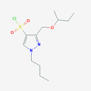 3-(sec-butoxymethyl)-1-butyl-1H-pyrazole-4-sulfonyl chloride