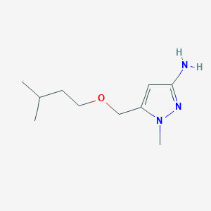 1-methyl-5-[(3-methylbutoxy)methyl]-1H-pyrazol-3-amine
