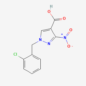 1-(2-chlorobenzyl)-3-nitro-1H-pyrazole-4-carboxylic acid