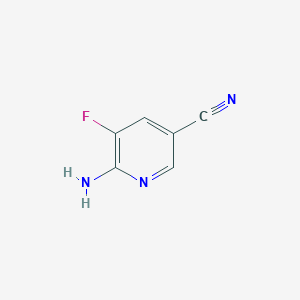 molecular formula C6H4FN3 B8037382 6-Amino-5-fluoronicotinonitrile 