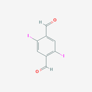 molecular formula C8H4I2O2 B8037402 2,5-Diiodoterephthalaldehyde 