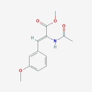 molecular formula C13H15NO4 B8037472 (Z)-2-(Acetylamino)-3-(3-methoxyphenyl)acrylic acid methyl ester 