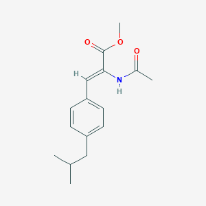 molecular formula C16H21NO3 B8037480 methyl (Z)-2-acetamido-3-[4-(2-methylpropyl)phenyl]prop-2-enoate 