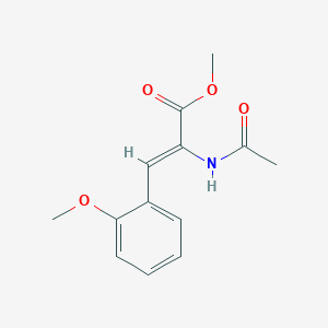 molecular formula C13H15NO4 B8037498 2-Methoxy-alpha-(acetylamino)cinnamic acid methyl ester 