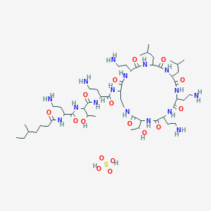 molecular formula C52H100N16O17S B8037535 Belcomycin Sulfate 