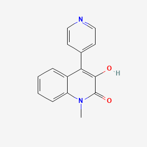 3-hydroxy-1-methyl-4-(pyridin-4-yl)quinolin-2(1H)-one
