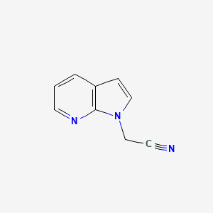 molecular formula C9H7N3 B8037798 1h-Pyrrolo[2,3-b]pyridine-1-acetonitrile 