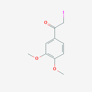 molecular formula C10H11IO3 B8037800 3',4'-Dimethoxy-alpha-iodoacetophenone 
