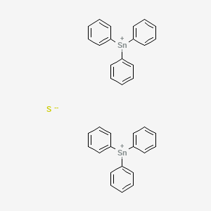molecular formula C36H30SSn2 B8037886 Triphenylstannanylium;sulfide 