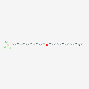 molecular formula C22H43Cl3OSi B8037897 11-Undecenyloxyundecyltrichlorosilane 