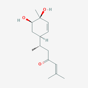 molecular formula C15H24O3 B8037901 (+)-Bisacurone B CAS No. 127214-85-1