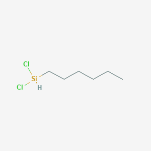 molecular formula C6H14Cl2Si B8038064 Dichloro(hexyl)silane 