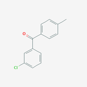 molecular formula C14H11ClO B080381 3-氯-4'-甲基二苯甲酮 CAS No. 13395-60-3