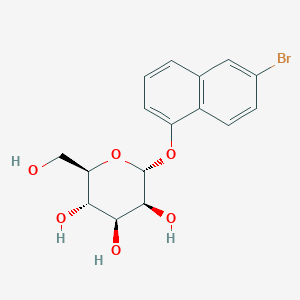 molecular formula C16H17BrO6 B8038245 6-Bromo-1-naphthyl-alpha-D-mannopyranoside 