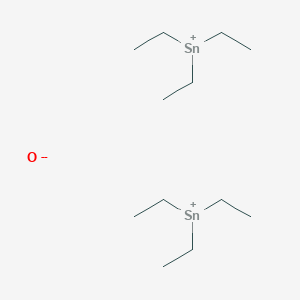 Oxygen(2-);triethylstannanylium