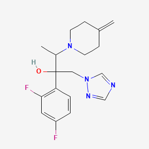 molecular formula C18H22F2N4O B8038407 Efinaconazole (SR) diastereomer 