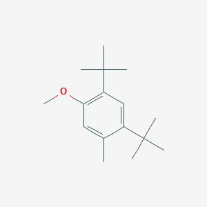 molecular formula C16H26O B8038708 1,5-Ditert-butyl-2-methoxy-4-methylbenzene 