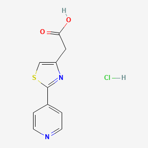 molecular formula C10H9ClN2O2S B8038867 CID 132988509 