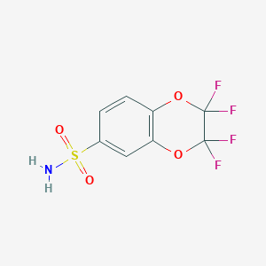 2,2,3,3-Tetrafluoro-1,4-benzodioxine-6-sulfonamide