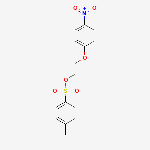 molecular formula C15H15NO6S B8038977 4-Methylbenzenesulfonic acid 2-(4-nitrophenoxy)ethyl ester 