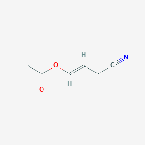 molecular formula C6H7NO2 B8039043 [(E)-3-cyanoprop-1-enyl] acetate 