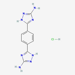 molecular formula C10H11ClN8 B8039090 CID 132988141 