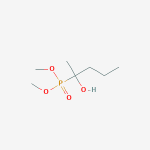 molecular formula C7H17O4P B8039119 2-Dimethoxyphosphorylpentan-2-ol 