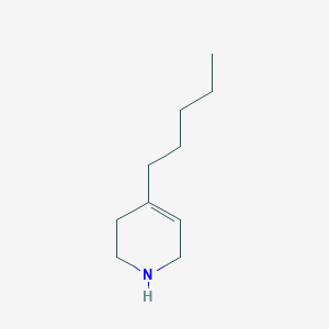 molecular formula C10H19N B8039143 4-Pentyl-1,2,3,6-tetrahydro-pyridine 