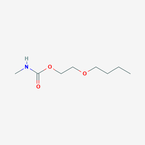 molecular formula C8H17NO3 B8039145 2-butoxyethyl N-methylcarbamate 