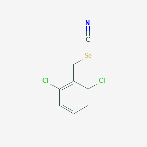 molecular formula C8H5Cl2NSe B8039150 (2,6-Dichlorophenyl)methyl selenocyanate 